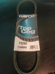 Dayco Top Cog #15260 Drive Belt 11A0660.. Fixed Price $7.00.
