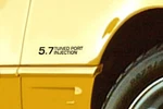 1984-1996 Corvette White 5.7 Tuned Port Injection Decal. Fixed Price $20.95.