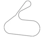 Genuine Toyota Serpentine Belt 90916-A2024. Fixed Price $32.27.