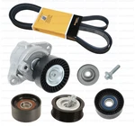 Drive Belt Kit With Tensioner & Idler Pulleys Oem For Mercedes C63 E63 ML63 Amg. Fixed Price $205.33.