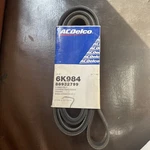 Acdelco Professional V-ribbed Serpentine Belt 6K984 88932799... Fixed Price $20.00.