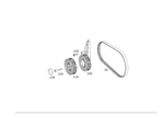 Genuine Mercedes-benz V-ribbed Belt 002-993-89-96. Fixed Price $25.08.