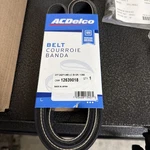 Genuine Gm V-ribbed Serpentine Belt 12639018. Fixed Price $28.00.