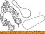 Chrysler Oem 21-25 Grand Cherokee Belts Pulleys-serpentine 5048568AC. Fixed Price $51.12.