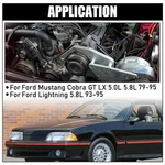 79-95 Ford Mustang 5.0 Fox Body Small Block Billet Aluminum Smog Pump Pulley. Fixed Price $59.99.
