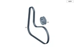 Genuine Mercedes-benz Poly-v-belt 000-993-36-00. Fixed Price $21.12.