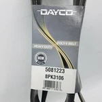Serpentine Belt Dayco 8PK3106 5081223 New. Fixed Price $32.99.