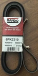 Accessory Drive Belt Bando 6PK2310. Fixed Price $18.50.