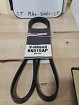 Serpentine Belt-automotive V-ribbed (standard) Roadmax 6K615AP. Fixed Price $10.35.