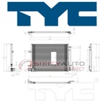 Tyc Ac Condenser For GM3030300 7-4222 22966150 Air Conditioning. Fixed Price $97.27.