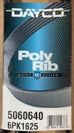 Dayco Poly Rib Belt 5060640 6PK1525. Fixed Price $24.99.