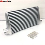 Emusa Aluminum Polished Intercooler Overall Size 25" X13" X3", Inlet/outlet. Fixed Price $113.99.