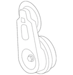 Genuine Land-rover Tensioner Pulley PQR500140. Fixed Price $82.90.