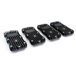 Ppe Billet Black Geared Hub Heat Sink Cover Set For 92-06 Hummer H1 Hmmwv Humvee. Fixed Price $314.99.
