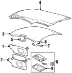 Genuine Ford Grip Handle F6DZ-5431406-ACR. Fixed Price $6.63.