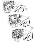 Genuine Mopar Serpentine Belt 4627031AA. Fixed Price $37.76.
