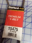 Diehard Gold Premium V-belt 15475. Fixed Price $14.99.