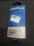 New Goodyear Drive Belt - 1060637 6PK1618. Fixed Price $30.00.