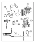 Accessory Drive Belt Mopar 53041270AA. Fixed Price $126.29.
