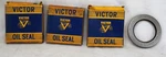 Vintage Victor Oil Seal 47236 X3 W/boxes. Fixed Price $24.99.