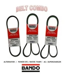 02-04 Xterra 01-04 Frontier Supercharger Serpentine Drive Belt Kit 3P Alt+ps+str. Fixed Price $47.95.