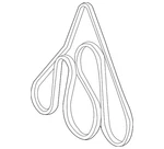 Genuine Ford Serpentine Belt YC2Z-8620-EA. Fixed Price $49.39.
