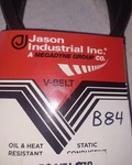 Jason Industrial B84/5L870 V-belt Set (two) Vbelt. Fixed Price $25.00.