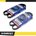 Epdm Drive Belt Set 2 Pcs Fit For 03-05 Kia Rio 1.6L Alt-a/c-wp 4PK885 4PK975. Fixed Price $16.99.