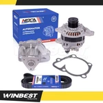 6-G Alternator Water Pump W/ Belt For Chrysler Sebring Dodge Jeep 115A 12V Cw. Fixed Price $162.50.
