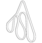 Genuine Ford Belt F8RZ-8620-C. Fixed Price $8.17.