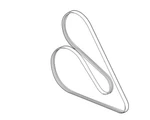 Front Serpentine Belt Motorcraft JK4-650 Fits 2023-2025 Ford F150 5.2L. Fixed Price $18.07.