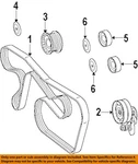 Mercedes Oem 07-20 CL600 Cooling Belts Pulleys-serpentine 0009937696. Fixed Price $39.77.