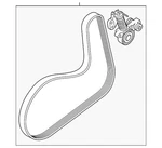 Genuine Volvo Serpentine Belt 31480362. Fixed Price $141.60.