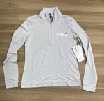 Vuori Halo Essential Half Zip Salt Heather Size Women's Long Sleeve Tosi Nwt. Fixed Price $36.00.