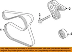 Ford Oem 13-19 Escape Cooling Belts Pulleys-serpentine BM5Z8620B. Fixed Price $39.00.