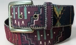 Absolutely Fresh By Prestige Leather Usa M / Southwestern Pattern Waist Belt. Fixed Price $28.00.