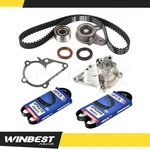 Timing Belt Water Pump Serpentine Kit For 01-11 Hyundai Accent Kia Rio Dohc. Fixed Price $45.00.