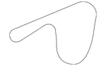 Genuine Toyota Serpentine Belt 90916-A2031. Fixed Price $41.93.