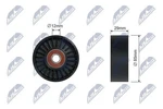 V-ribbed Belt Tensioner Pulley Plastic For Nissan NP300 05- 11944-EB310. Fixed Price $22.19.