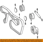 Mercedes Oem 05-15 C230 Cooling Belts Pulleys-serpentine 0039937296. Fixed Price $54.94.