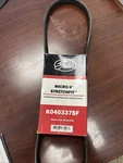 Serpentine Belt-premium Oe Stretch Fit Micro-v Gates K040337SF. Fixed Price $21.99.