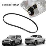 Serpentine Belt Water Pump For Dodge Ram 1500 Jeep Wagoneer 2019-2024 5281957AA. Fixed Price $18.04.