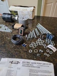 Nos Mr Gasket 4333 Electric Water Pump Drive Kit Black Finish. Fixed Price $149.00.