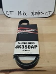 4K350AP Gates Roadmax Drive Belt For Series Hyundai Elantra Kia Soul Sportage. Fixed Price $16.20.