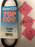Dayco Top Cog 15208 V-belt. Fixed Price $13.50.
