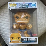 Funko Pop #570 The Thing Fantastic Four Jumbo 10" Target Exclusive 2019 Marvel. Fixed Price $15.00.