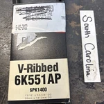 Gates 6K551AP V-ribbed Serpentine Belt. Fixed Price $18.90.