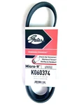 Gates Micro-v Serpentine Drive Belt K060374 Rib 37-7/8 Inch. Fixed Price $27.74.