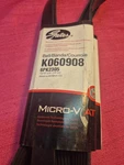 Gates K060908 Micro-v Serpentine Belt 6PK2305 2318MM New. Fixed Price $21.99.