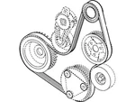 Genuine Ford 2001-2003 Focus Serpentine Belt XS4Z-8620-CA. Fixed Price $45.35.